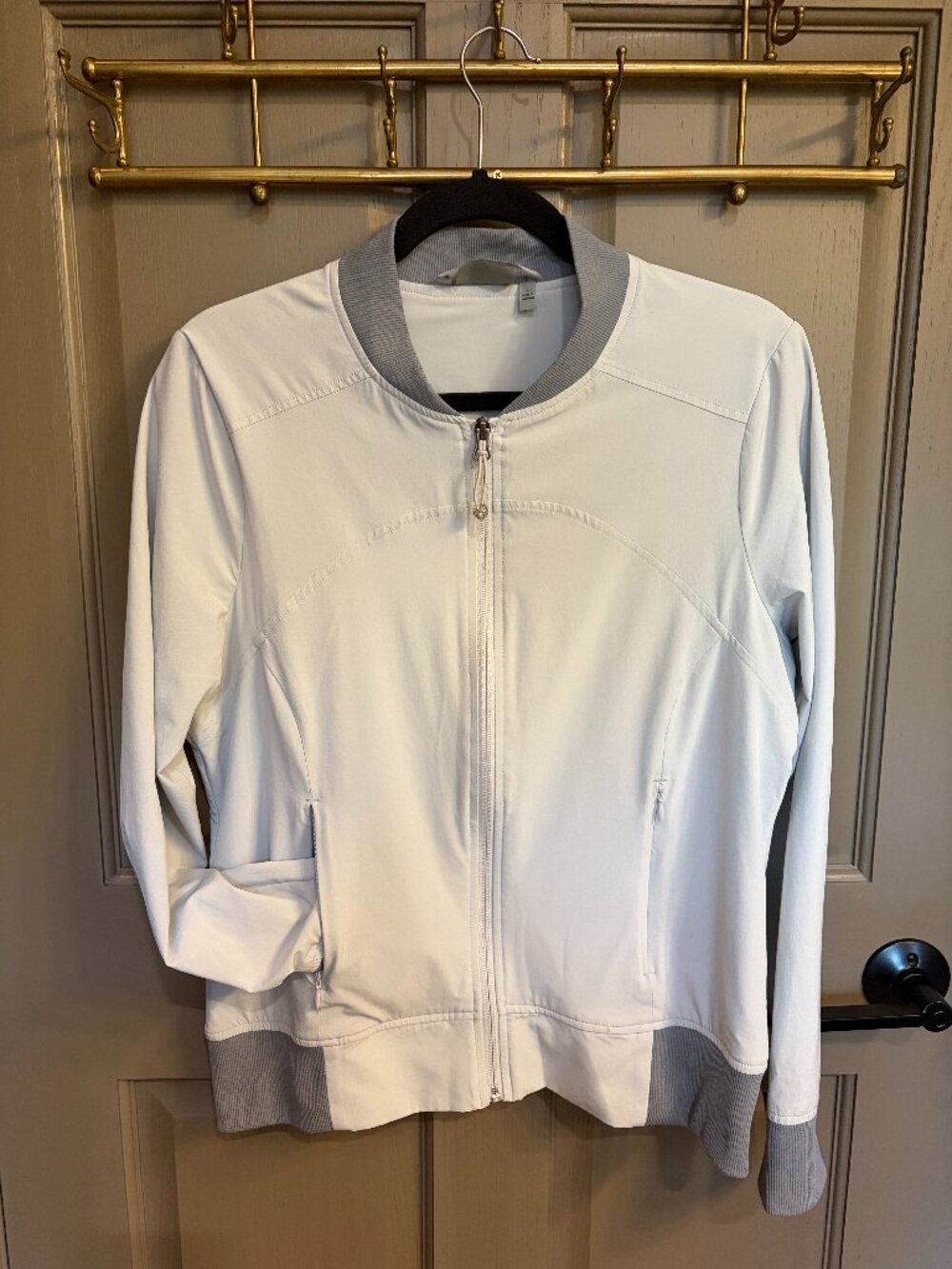 Athleta | Women’s Gray Zip-Up Jacket, L